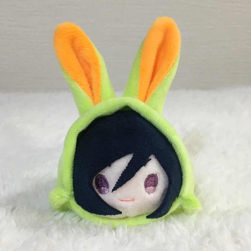 もちマス/もちころりん着ぐるみ うさぎ ライムグリーン&オレンジ