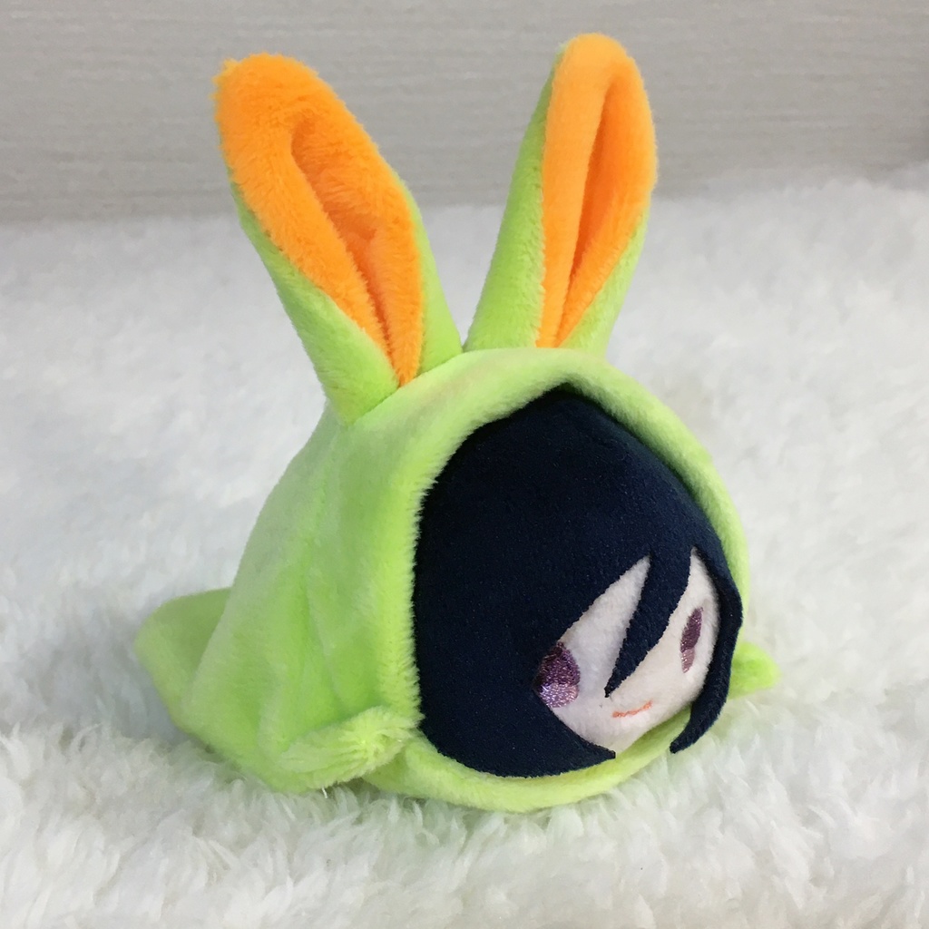 もちマス/もちころりん着ぐるみ うさぎ ライムグリーン&オレンジ