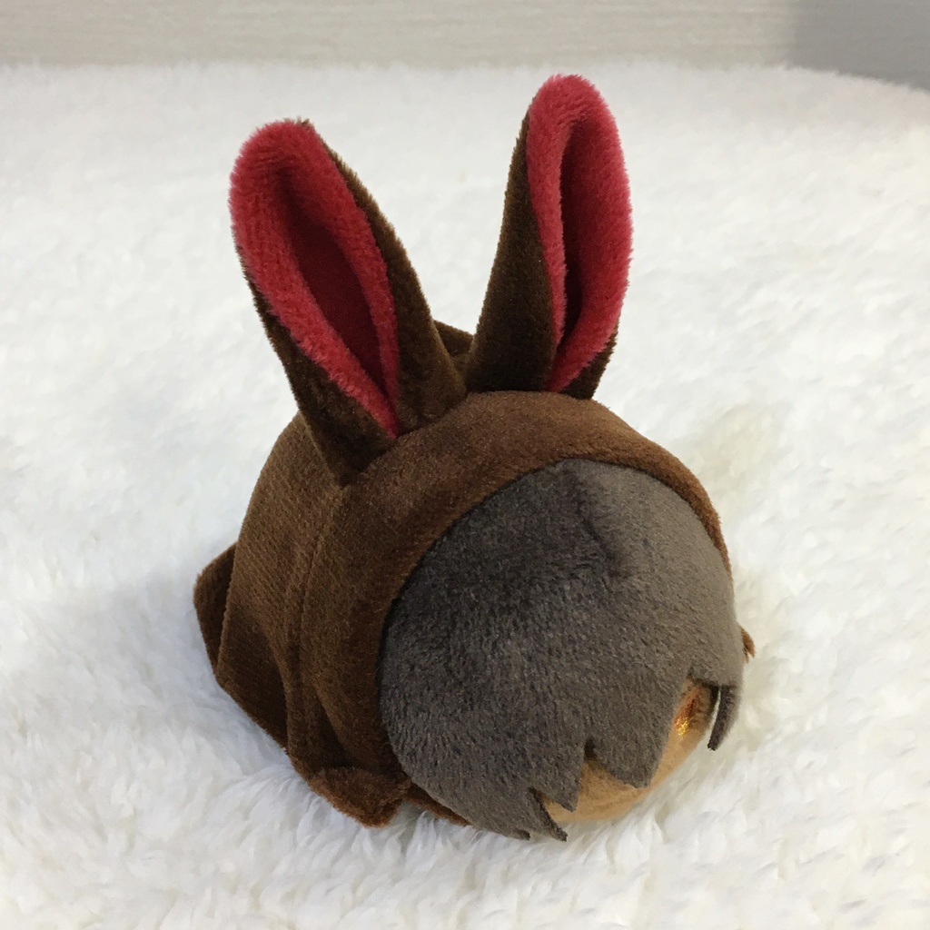 もちマス/もちころりん着ぐるみ うさぎ ブラウン&ワインレッド