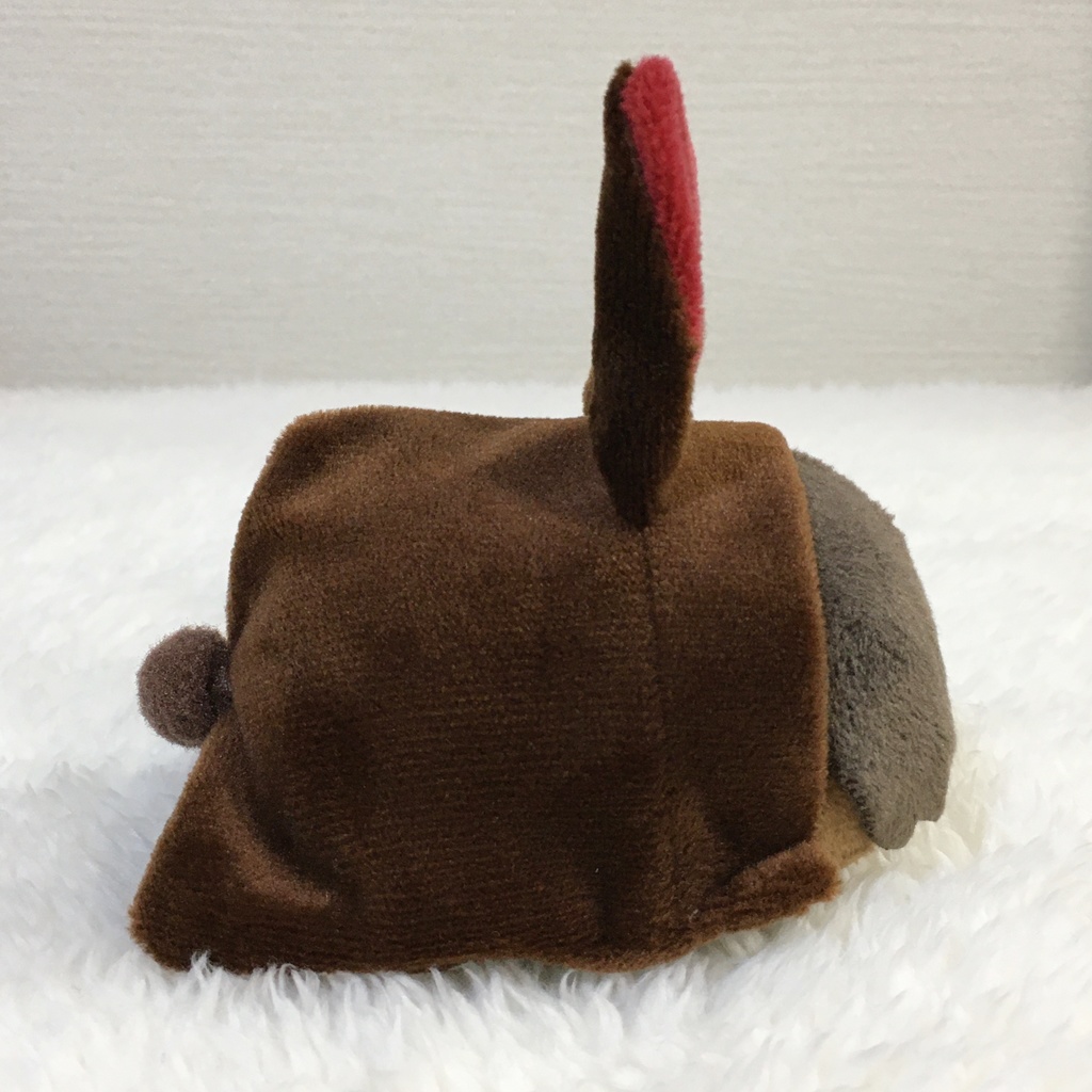 もちマス/もちころりん着ぐるみ うさぎ ブラウン&ワインレッド