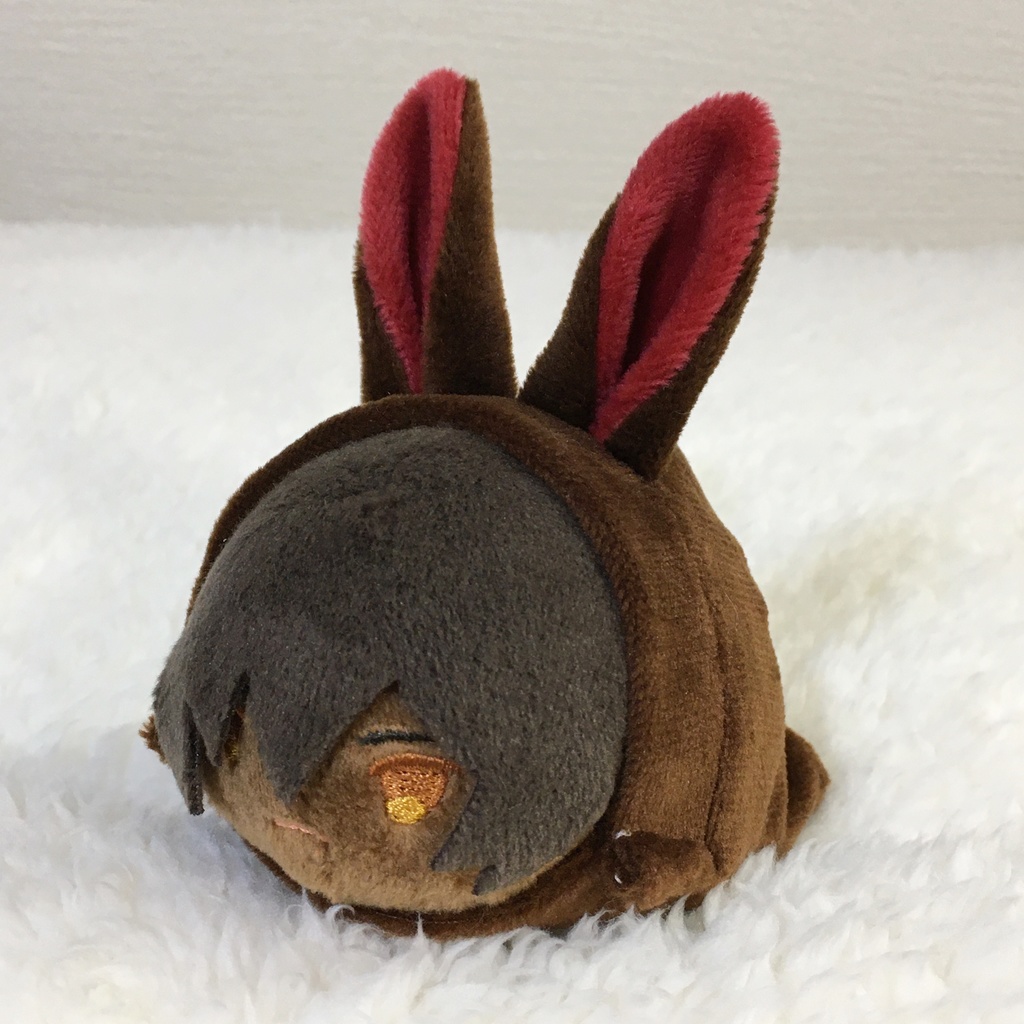 もちマス/もちころりん着ぐるみ うさぎ ブラウン&ワインレッド