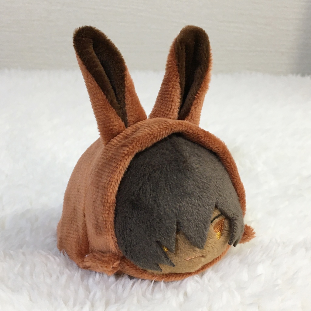 もちマス/もちころりん着ぐるみ うさぎ ライトブラウン&ブラウン