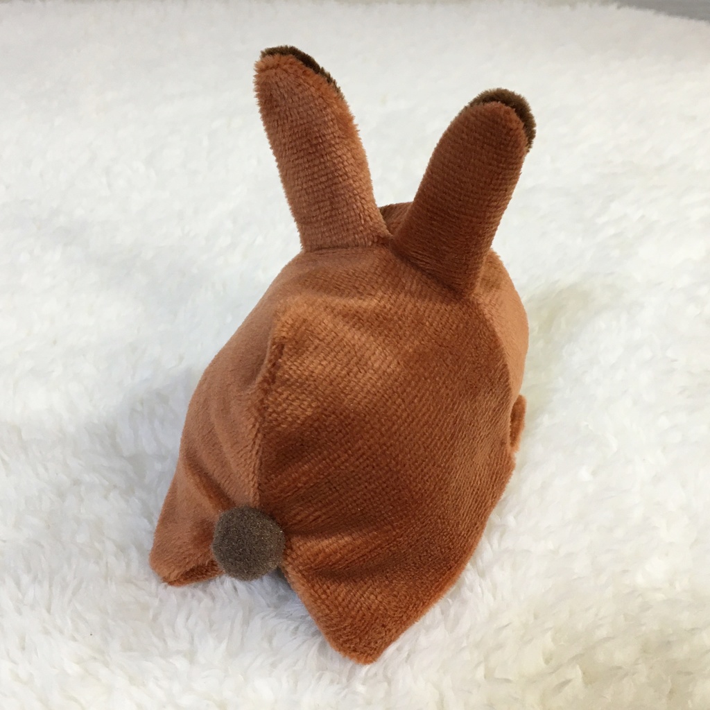 もちマス/もちころりん着ぐるみ うさぎ ライトブラウン&ブラウン