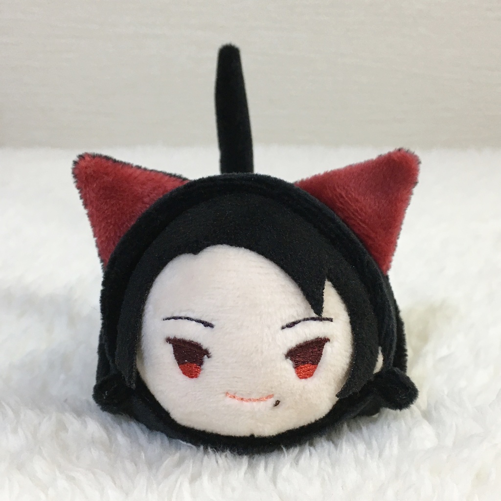 もちマス/もちころりん着ぐるみ ねこ ブラック&ワインレッド