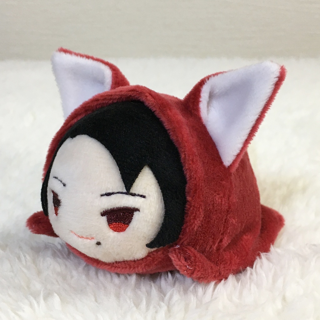 もちマス/もちころりん着ぐるみ きつね ワインレッド