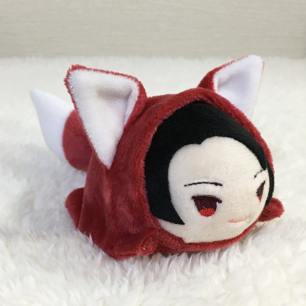 もちマス/もちころりん着ぐるみ きつね ワインレッド