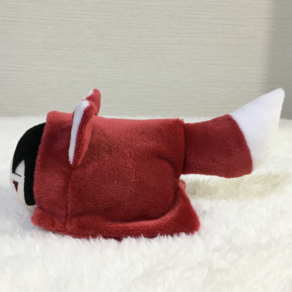 もちマス/もちころりん着ぐるみ きつね ワインレッド