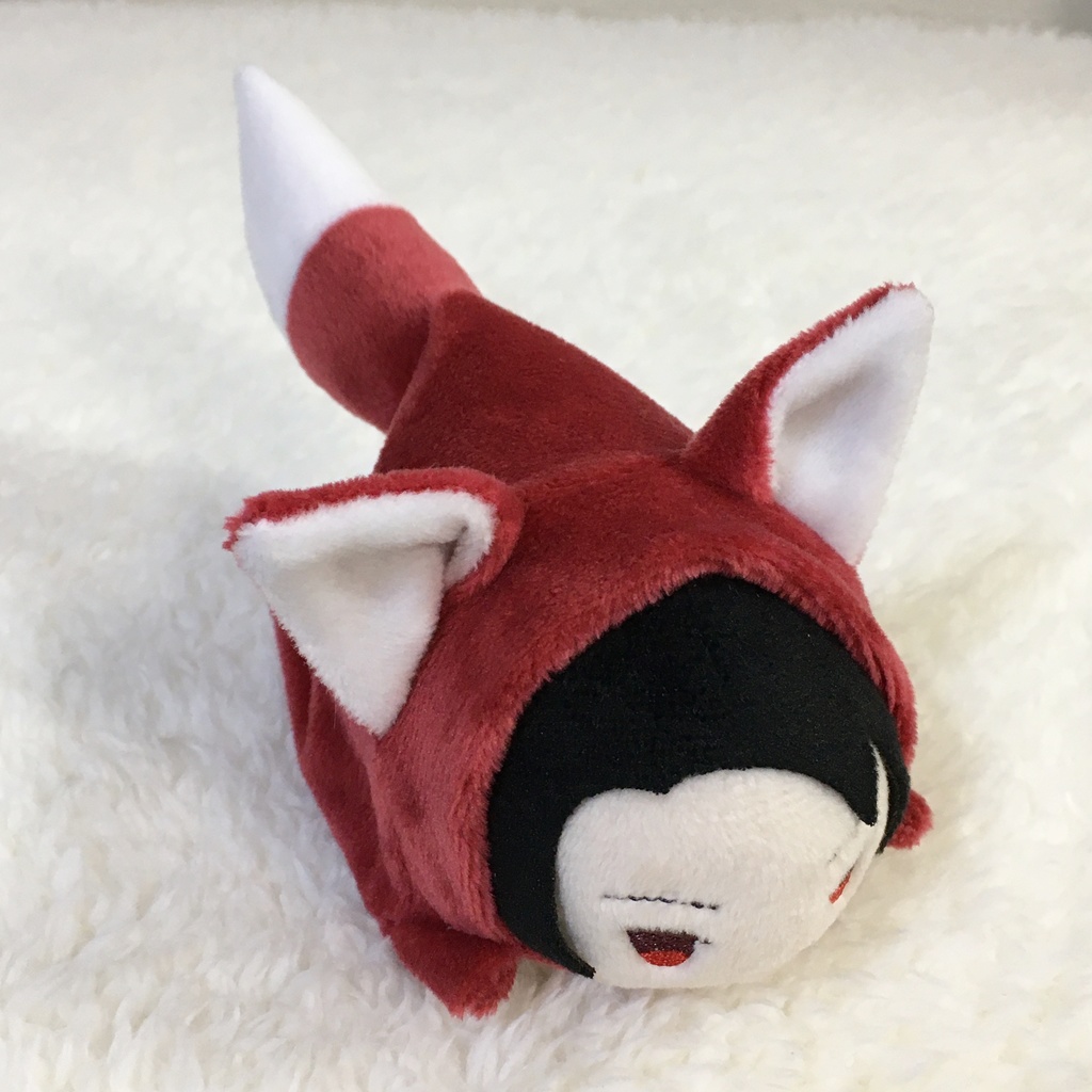 もちマス/もちころりん着ぐるみ きつね ワインレッド