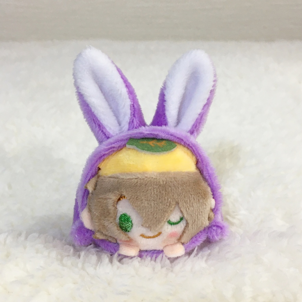 まめころりん着ぐるみ　うさぎ　パープル