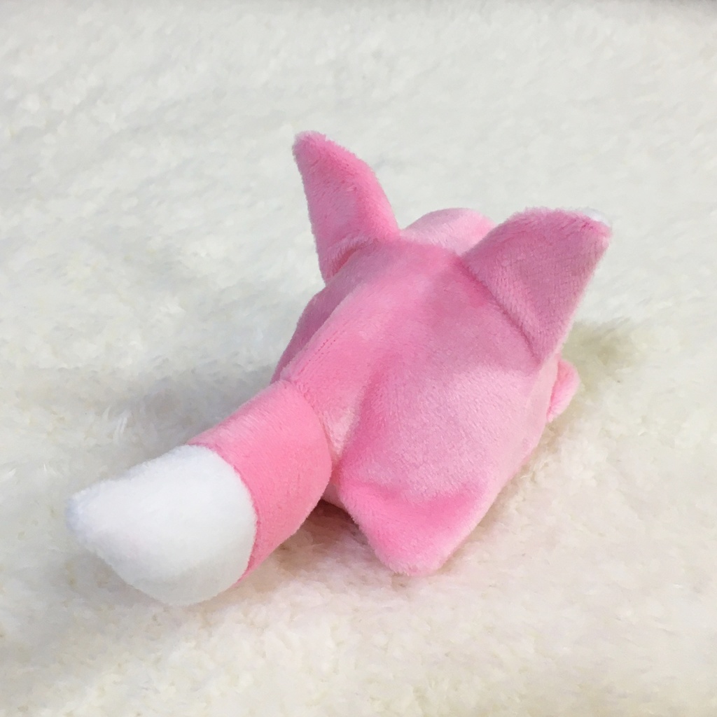 もちマスミニ着ぐるみ きつね ピンク