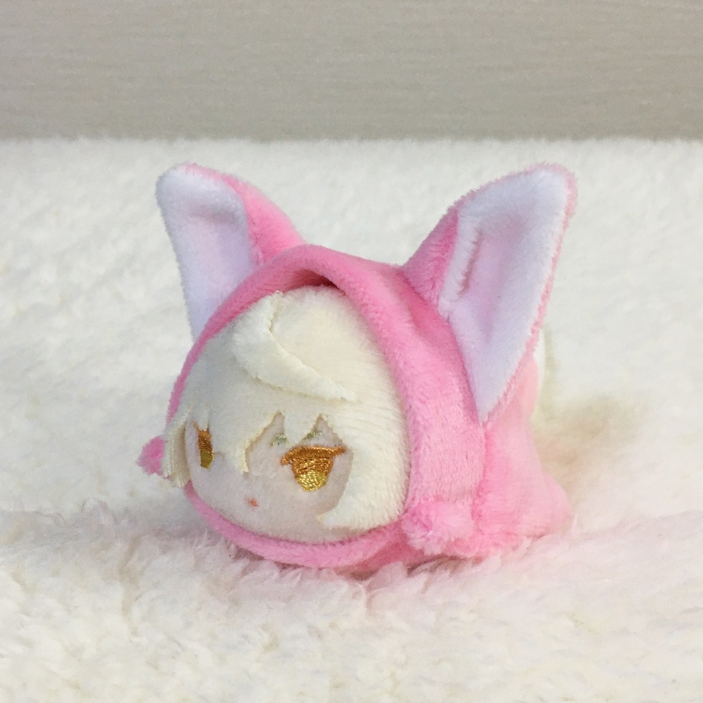 もちマスミニ着ぐるみ きつね ピンク