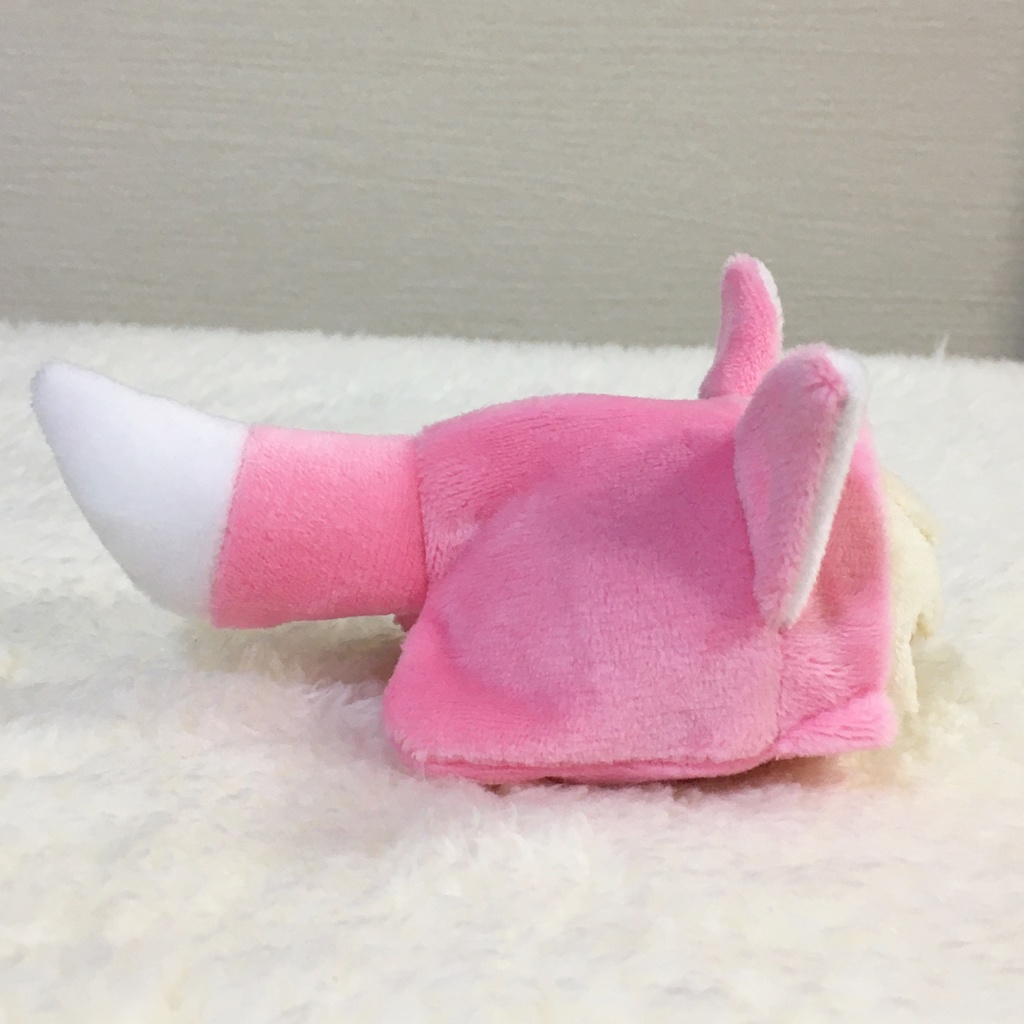 もちマスミニ着ぐるみ きつね ピンク