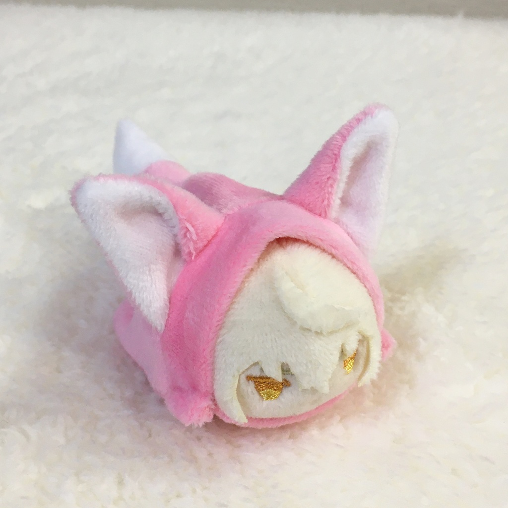 もちマスミニ着ぐるみ きつね ピンク