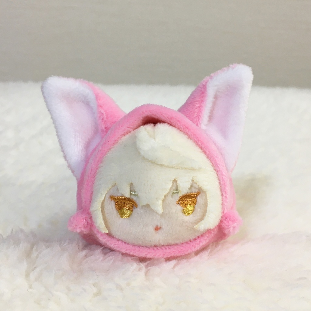 もちマスミニ着ぐるみ きつね ピンク