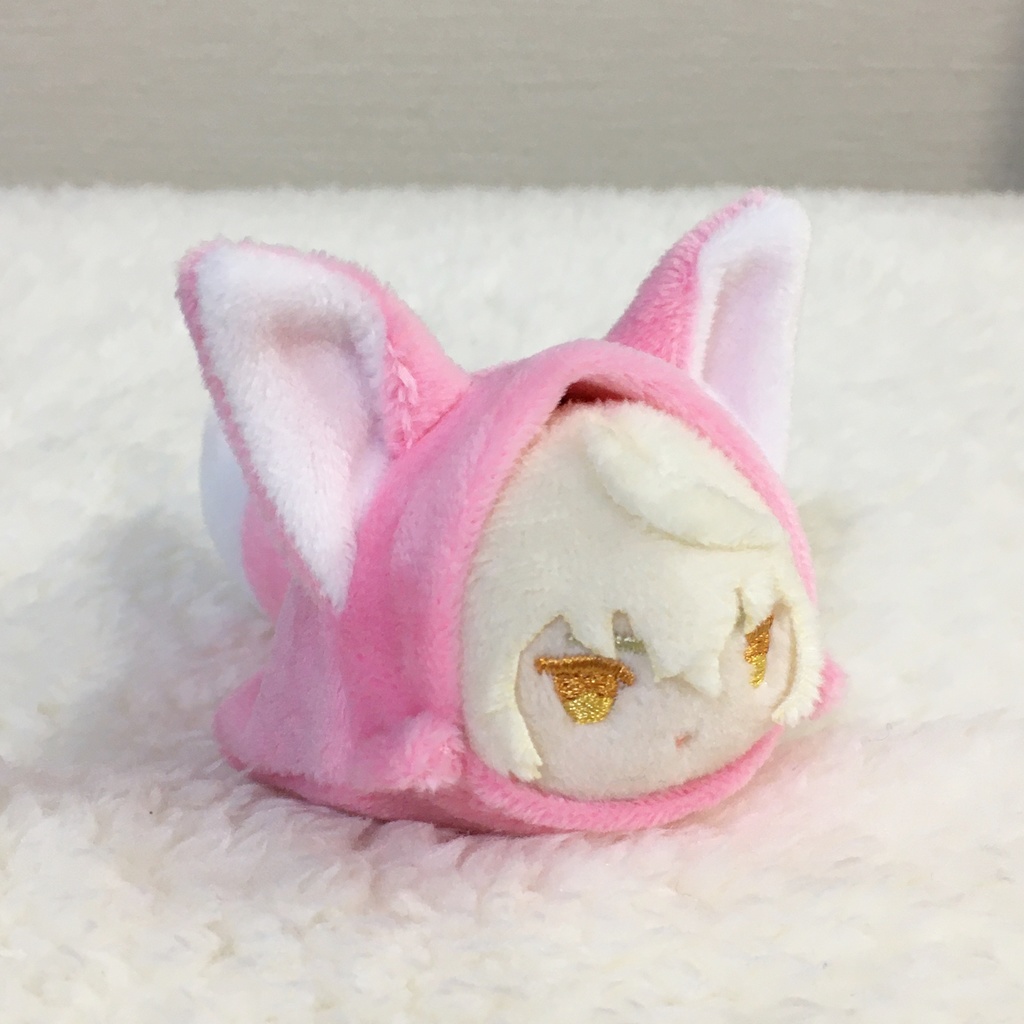 もちマスミニ着ぐるみ きつね ピンク