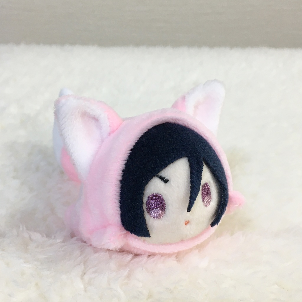 もちマスミニ着ぐるみ きつね ベビーピンク