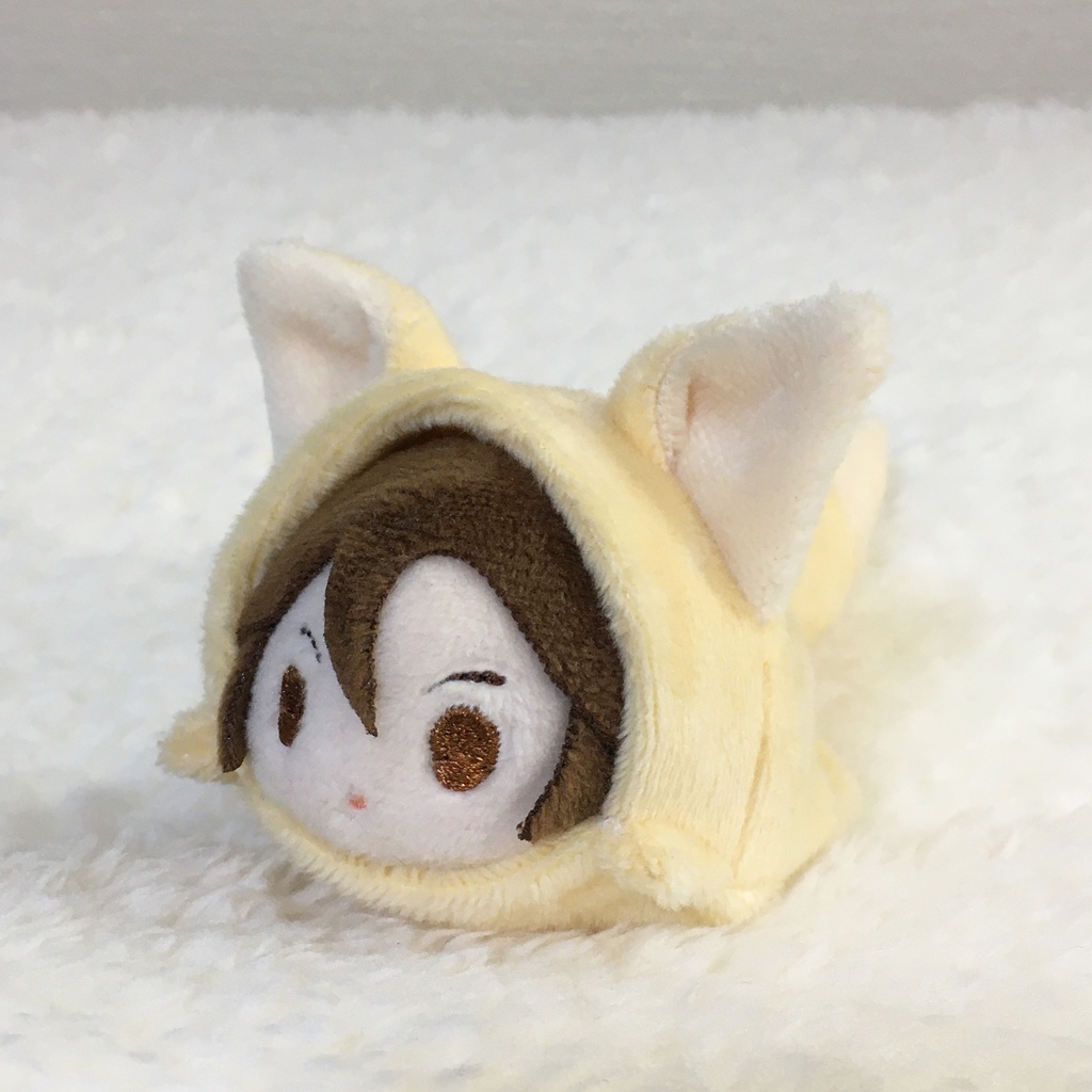 もちマスミニ着ぐるみ きつね クリーム&アイボリー