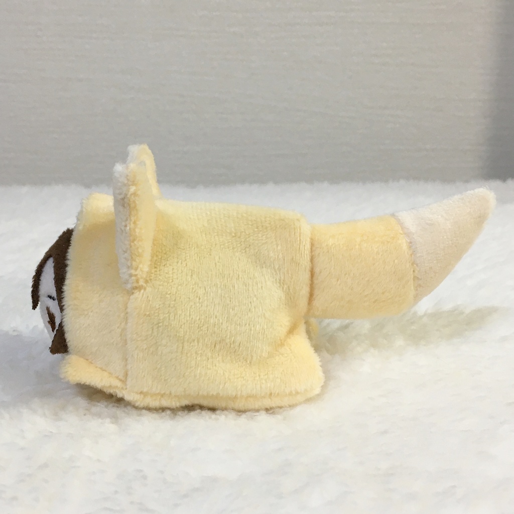 もちマスミニ着ぐるみ きつね クリーム&アイボリー