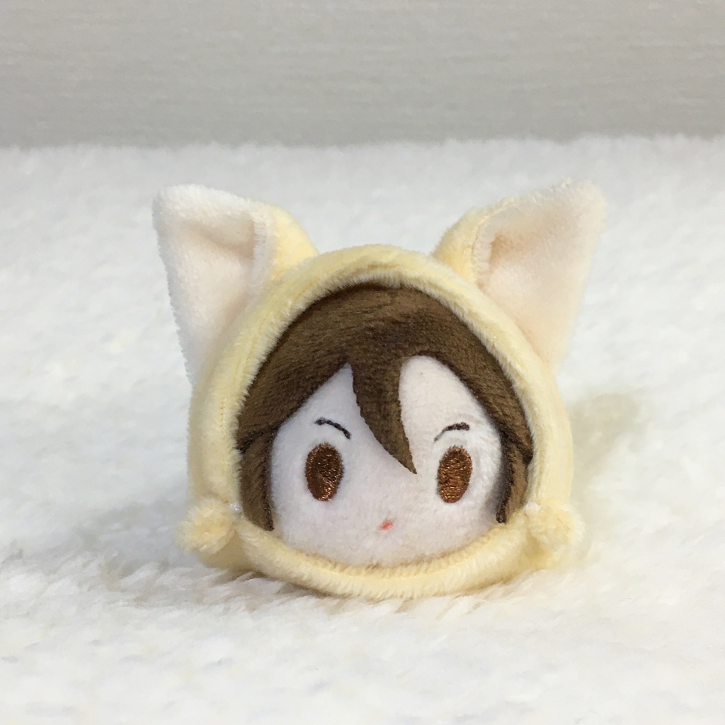 もちマスミニ着ぐるみ きつね クリーム&アイボリー