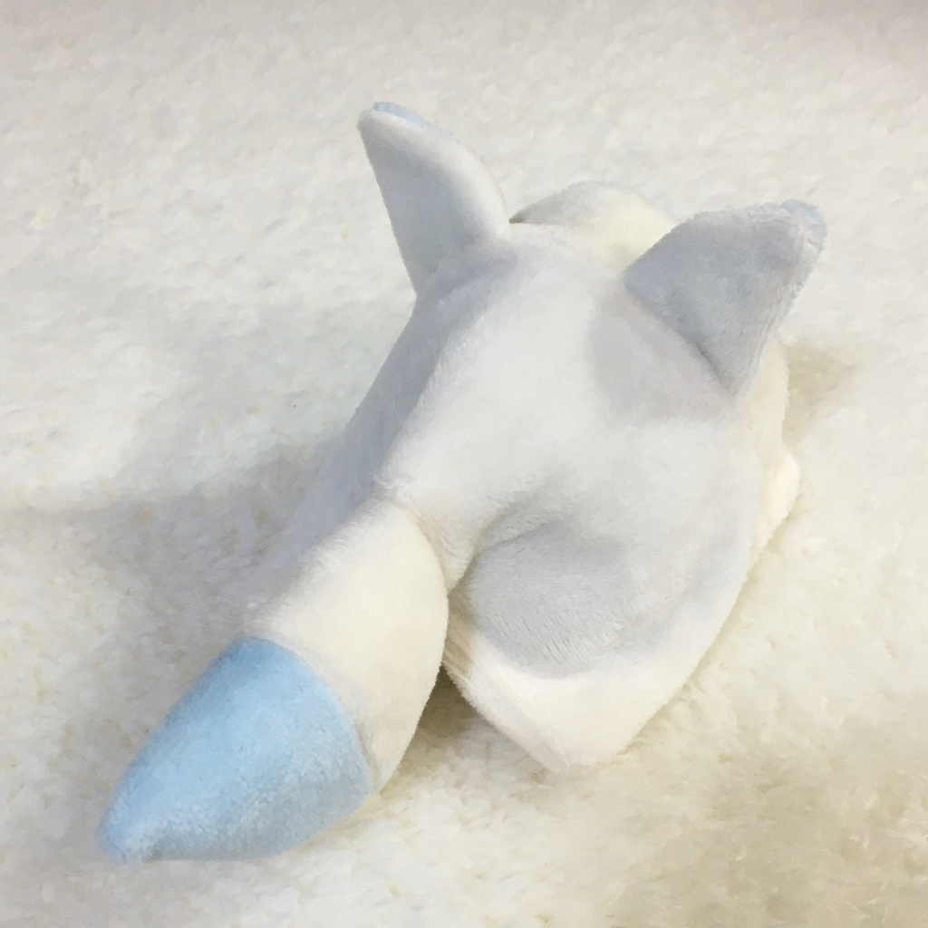 もちマス/もちころりん着ぐるみ きつね ミルク&ベビーブルー