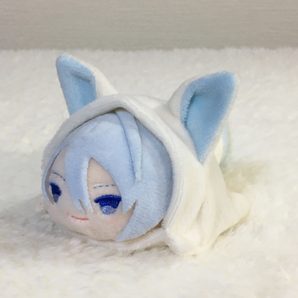 もちマス/もちころりん着ぐるみ きつね ミルク&ベビーブルー