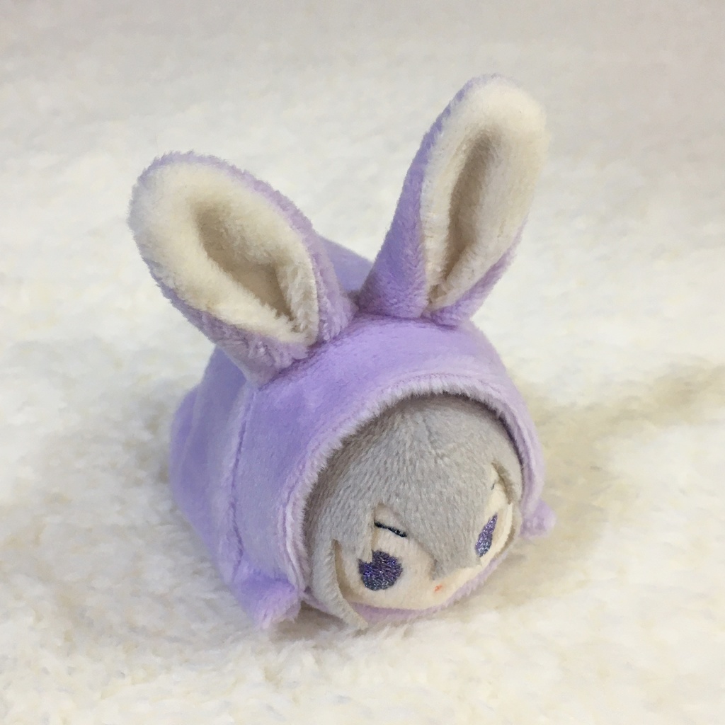 もちマスミニ着ぐるみ うさぎ ラベンダー&ミルク