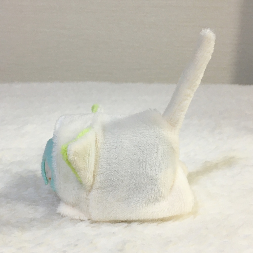 もちマスミニ着ぐるみ ねこ ミルク&ライムグリーン