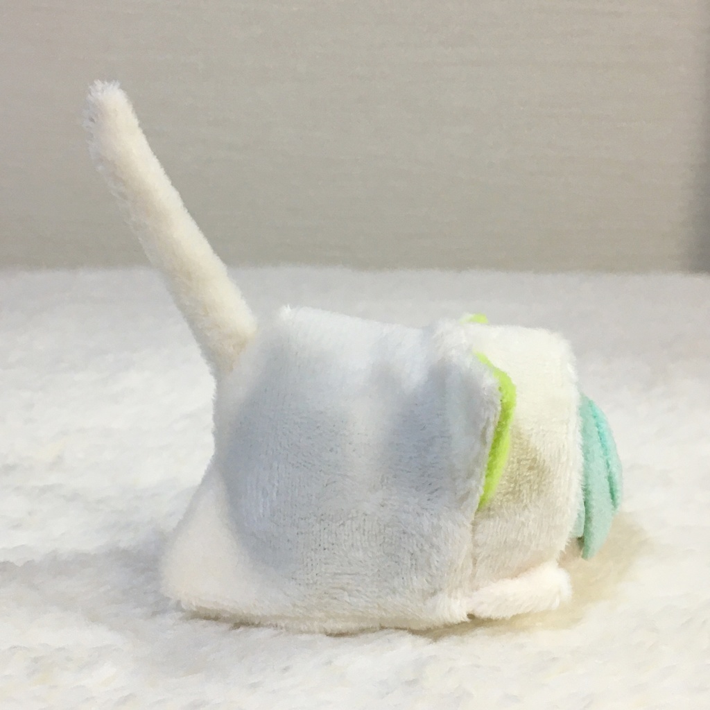 もちマスミニ着ぐるみ ねこ ミルク&ライムグリーン