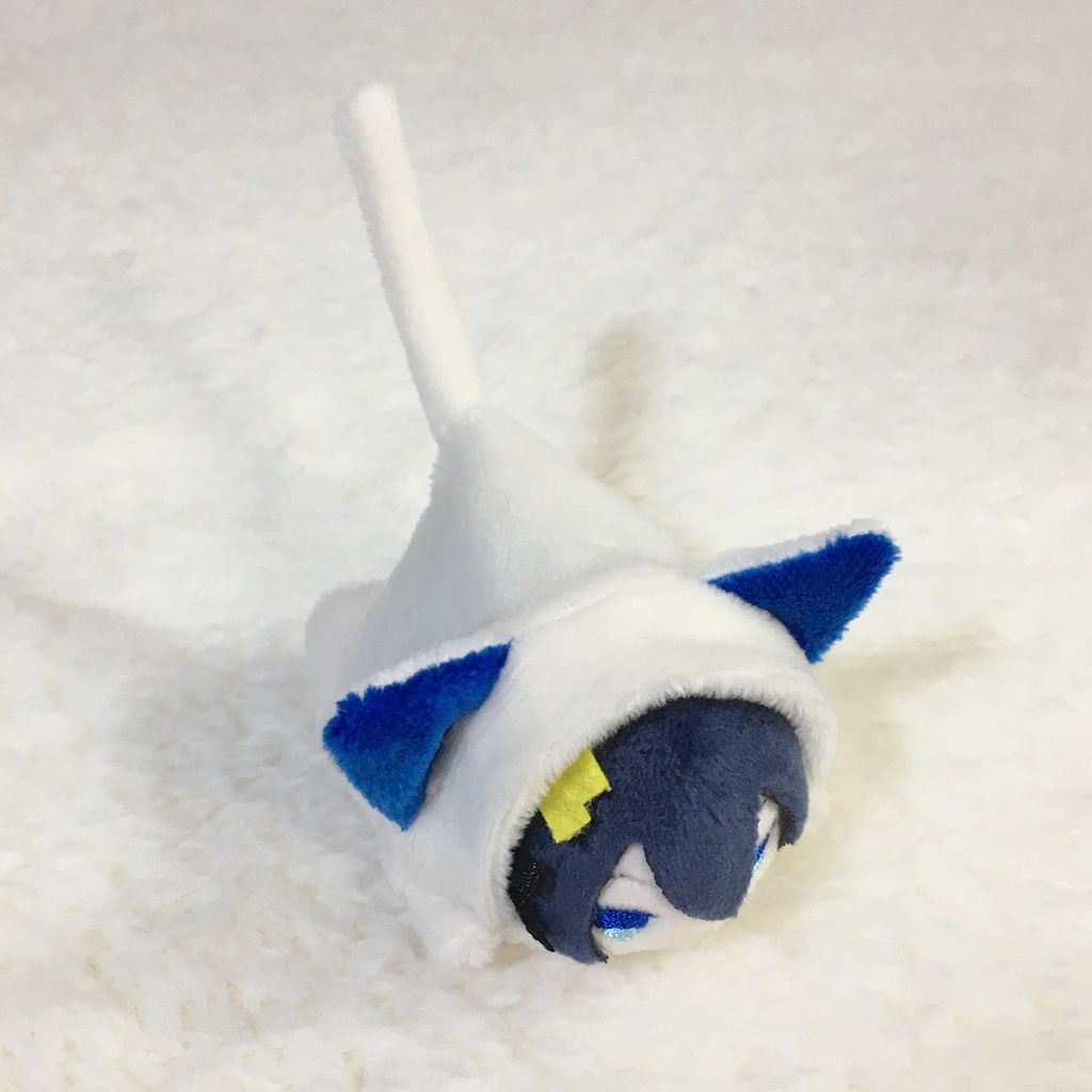 もちマスミニ着ぐるみ ねこ ミルク&ブルー