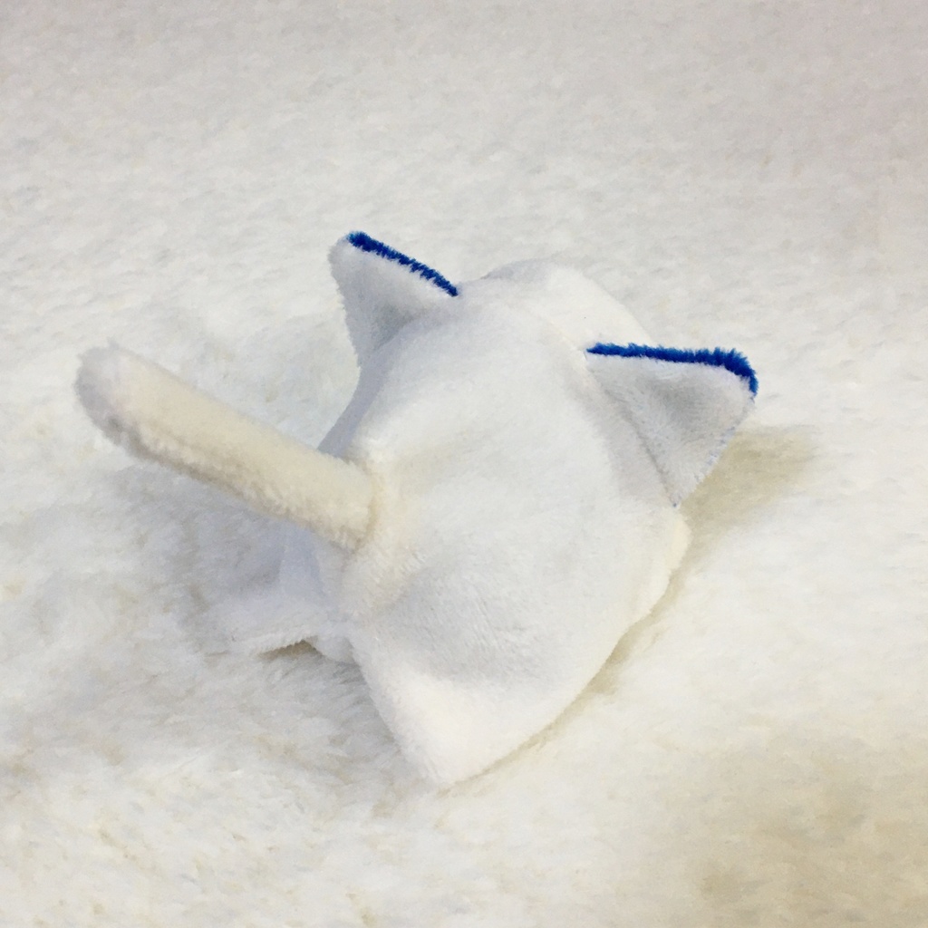 もちマスミニ着ぐるみ ねこ ミルク&ブルー