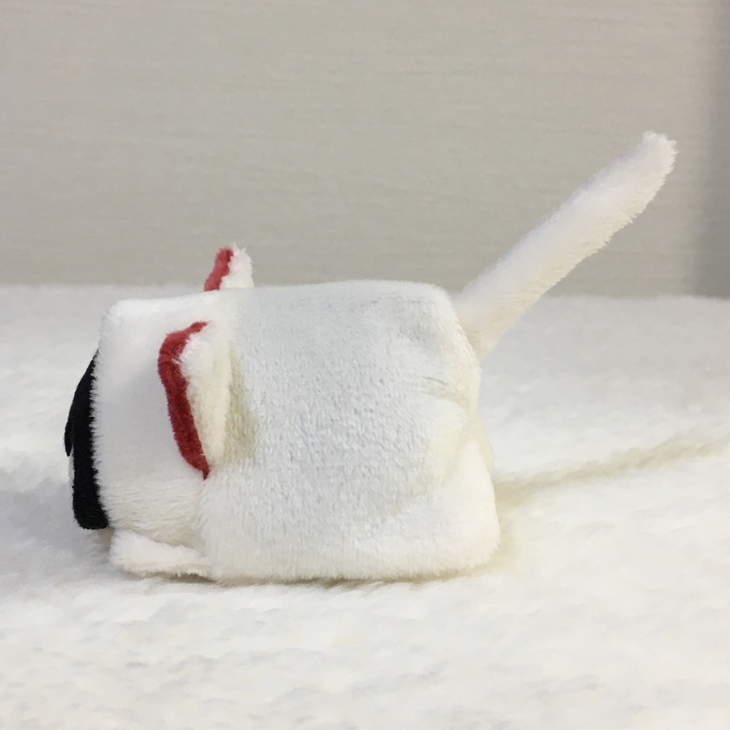 もちマスミニ着ぐるみ ねこ ミルク&ワインレッド