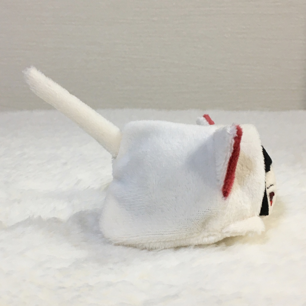 もちマスミニ着ぐるみ ねこ ミルク&ワインレッド