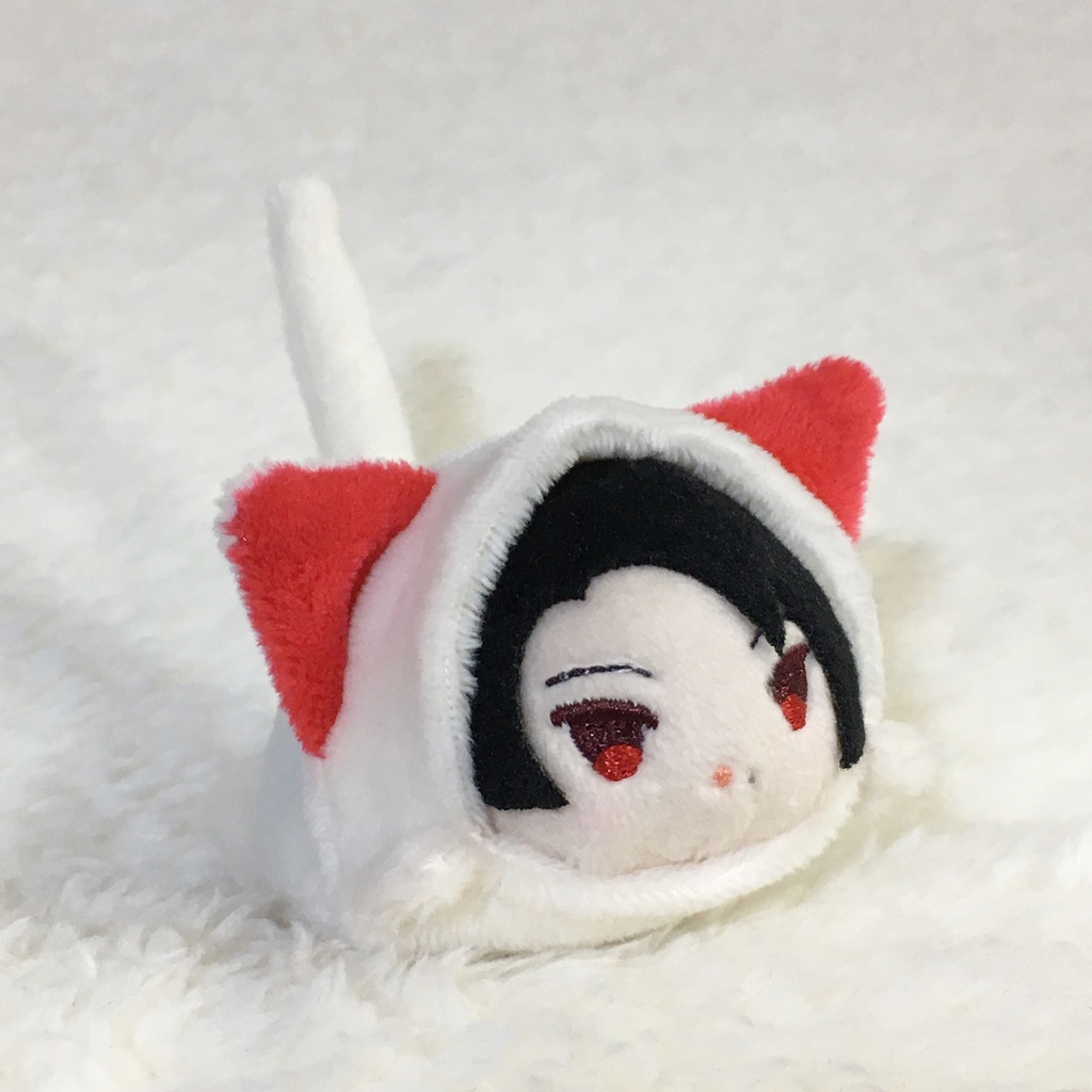 もちマスミニ着ぐるみ ねこ ミルク&レッド