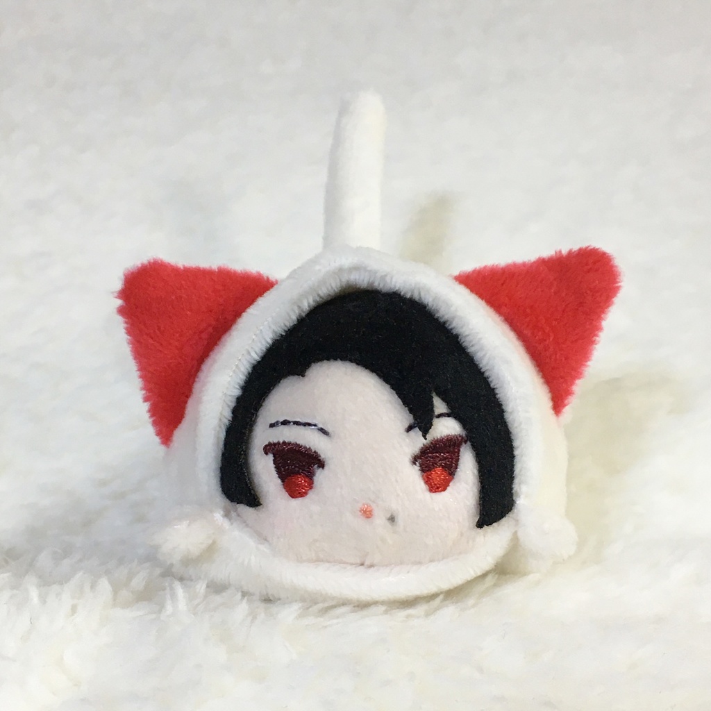 もちマスミニ着ぐるみ ねこ ミルク&レッド