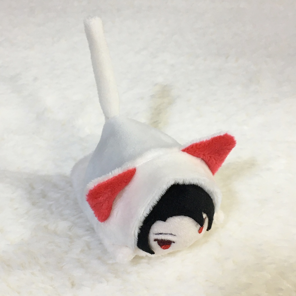 もちマスミニ着ぐるみ ねこ ミルク&レッド