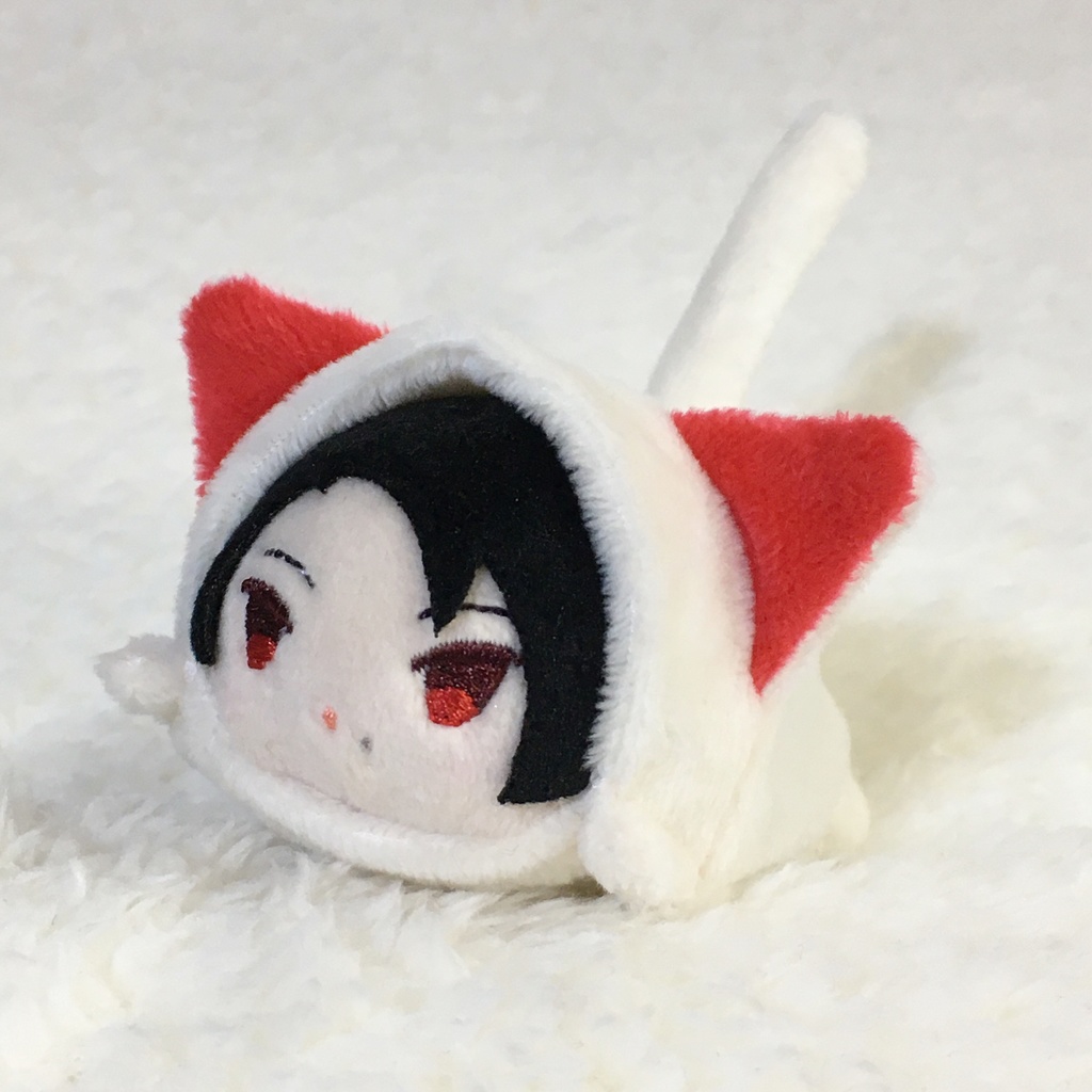 もちマスミニ着ぐるみ ねこ ミルク&レッド