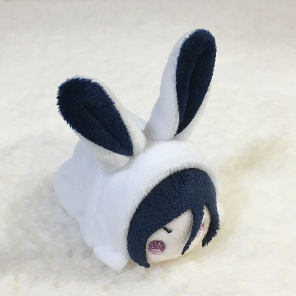 もちマスミニ着ぐるみ うさぎ ホワイト&ネイビー