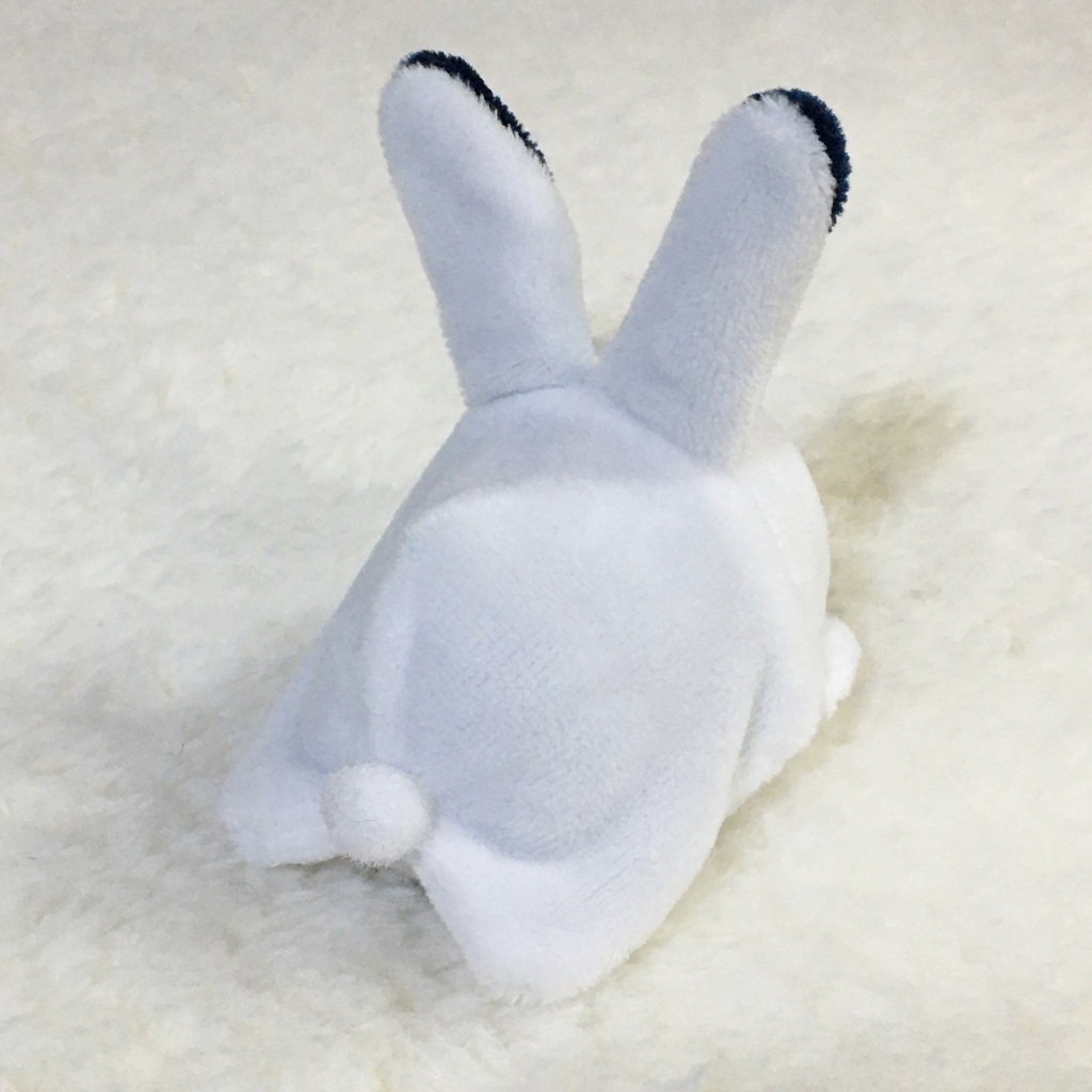 もちマスミニ着ぐるみ うさぎ ホワイト&ネイビー