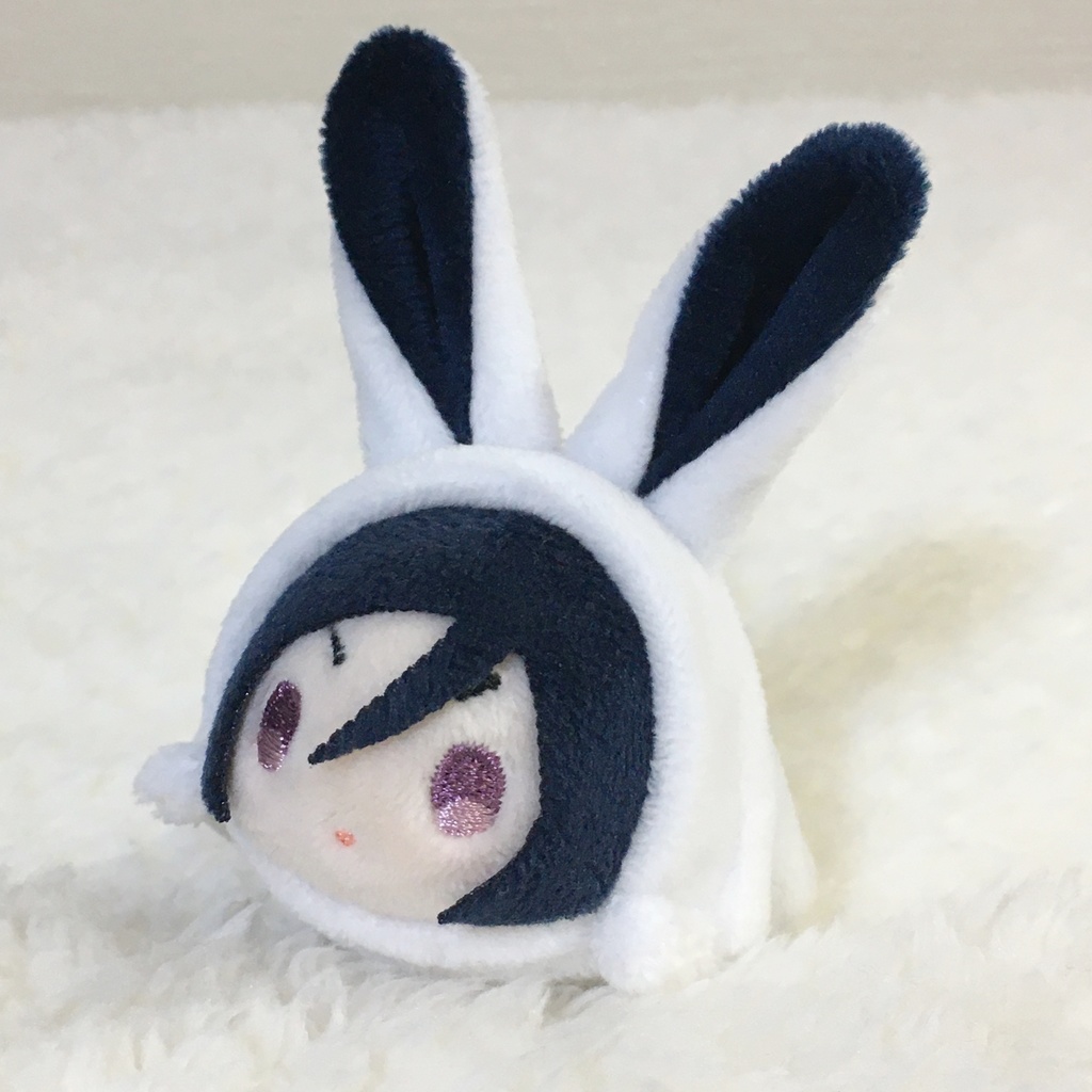 もちマスミニ着ぐるみ うさぎ ホワイト&ネイビー