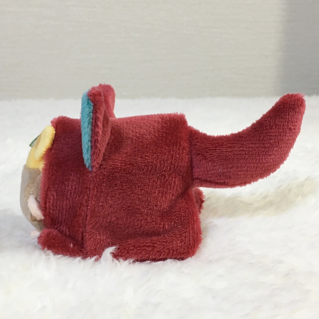 まめころりん着ぐるみ いぬ ワインレッド&フォレストグリーン