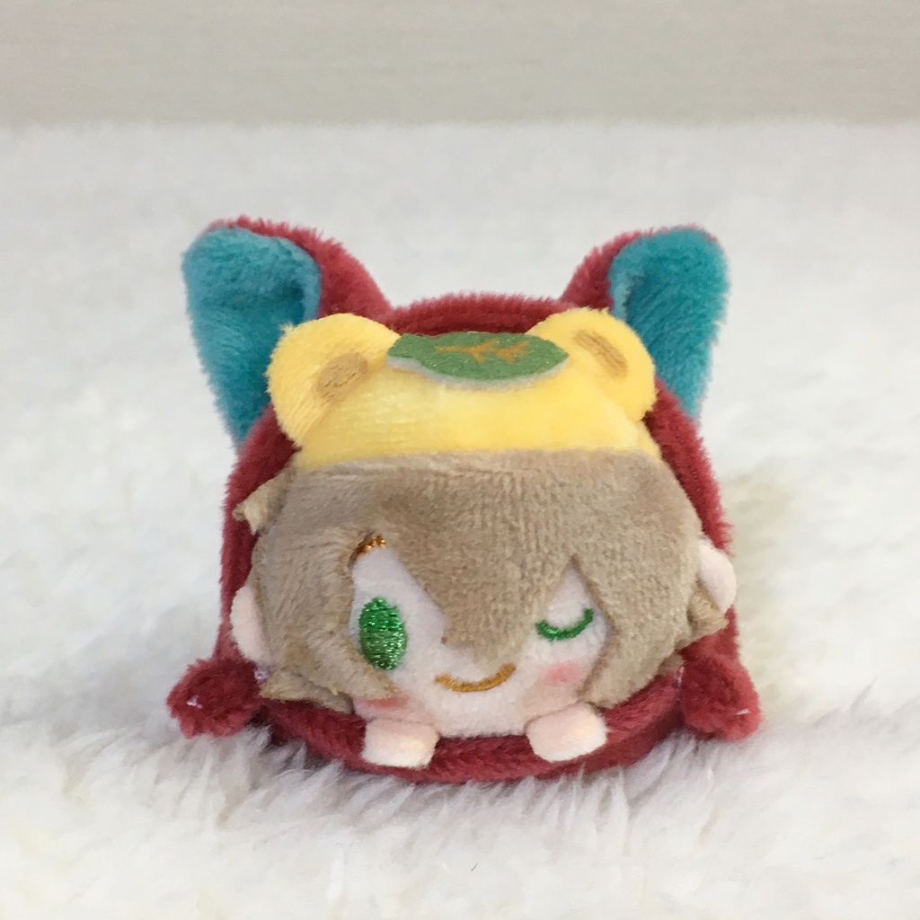 まめころりん着ぐるみ いぬ ワインレッド&フォレストグリーン