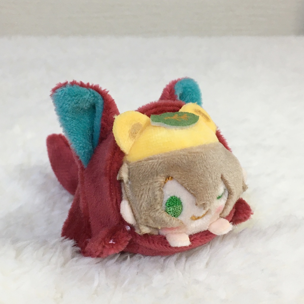 まめころりん着ぐるみ いぬ ワインレッド&フォレストグリーン