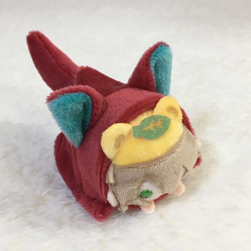 まめころりん着ぐるみ いぬ ワインレッド&フォレストグリーン