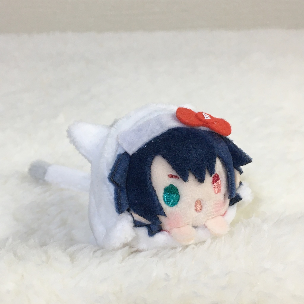 まめころりん着ぐるみ うま ホワイト&グレー