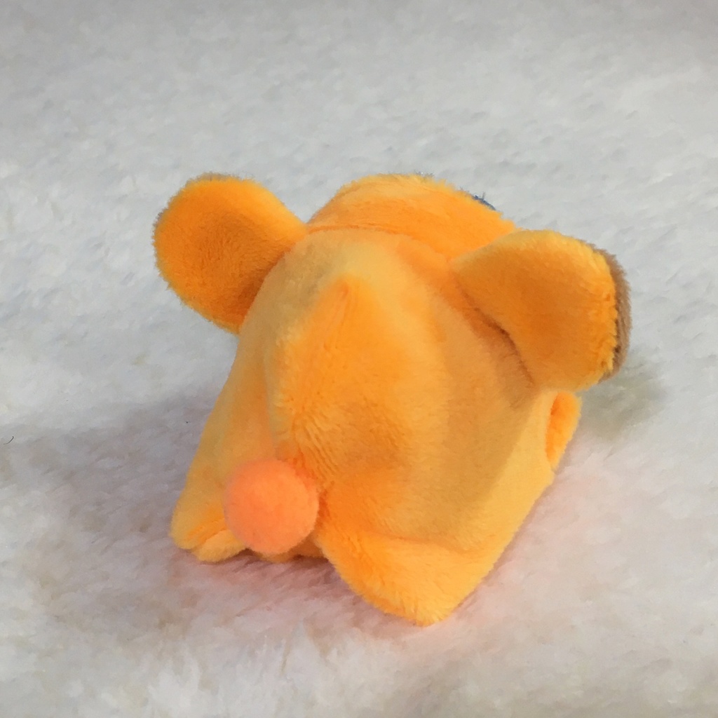 まめころりん着ぐるみ くま オレンジ&ライトブラウン