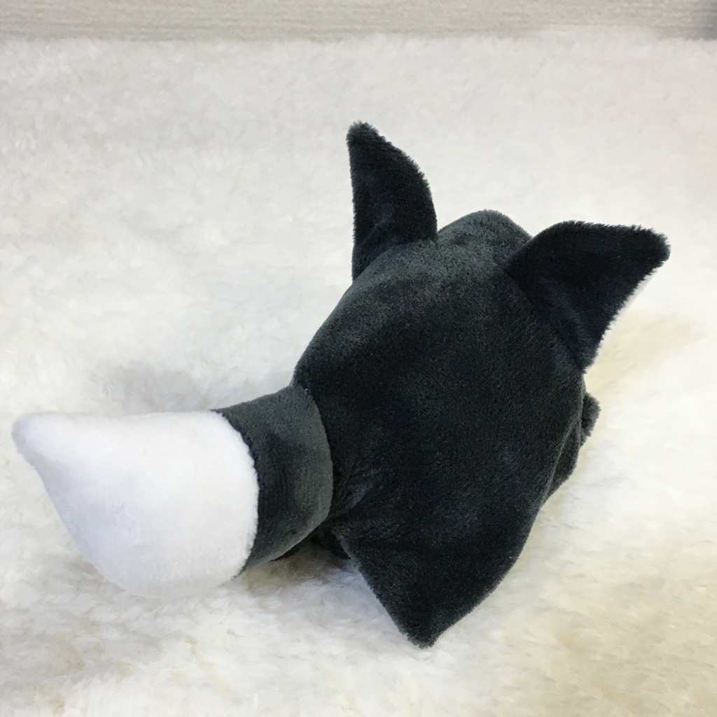 もちマス/もちころりん着ぐるみ きつね ランプブラック