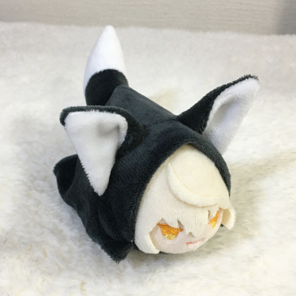 もちマス/もちころりん着ぐるみ　きつね　ランプブラック