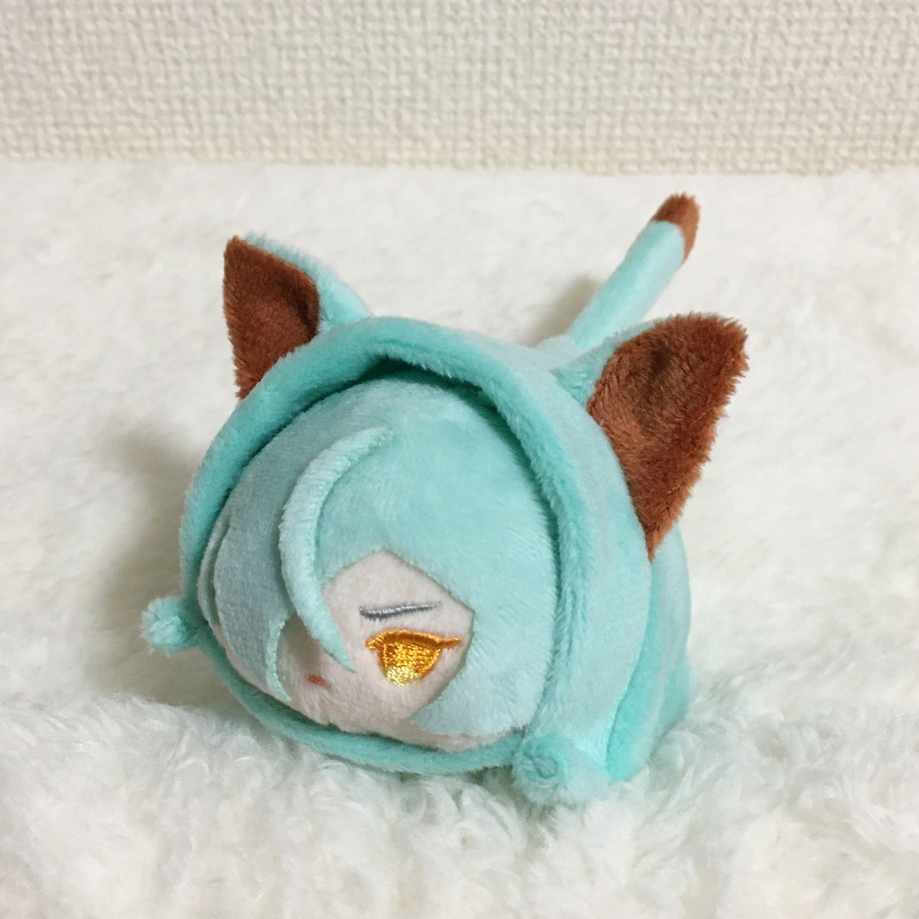 もちマス/もちころりん着ぐるみ ねこ(折れ耳) チョコミント