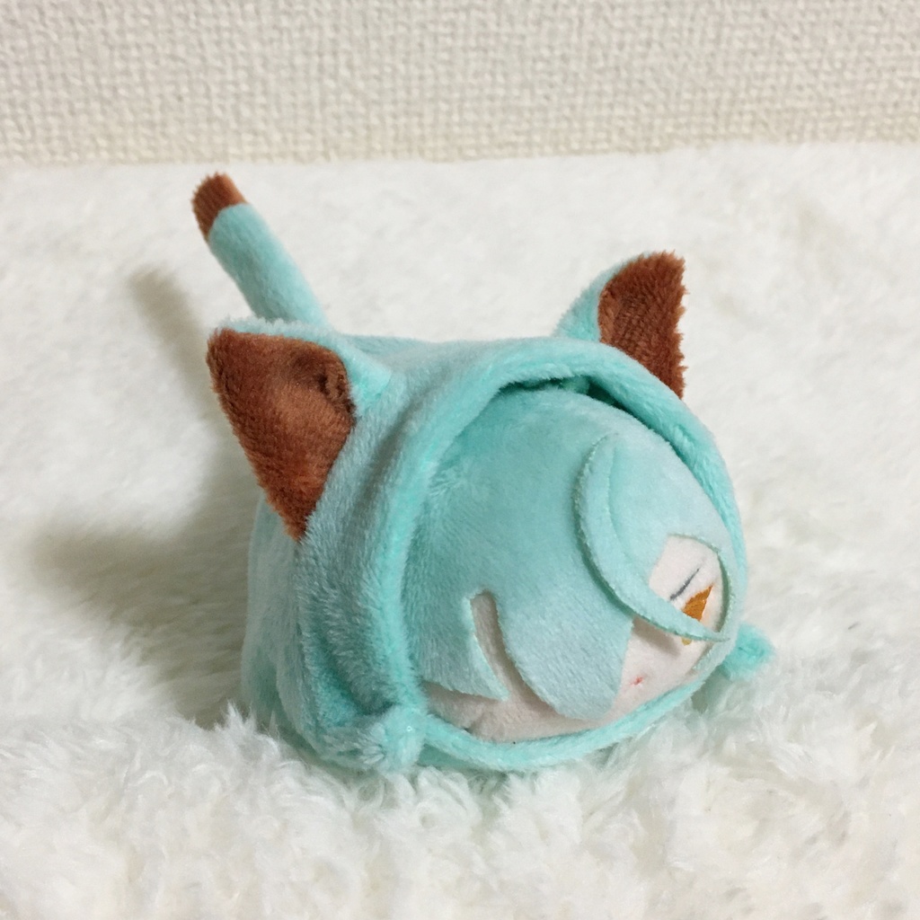 もちマス/もちころりん着ぐるみ ねこ(折れ耳) チョコミント