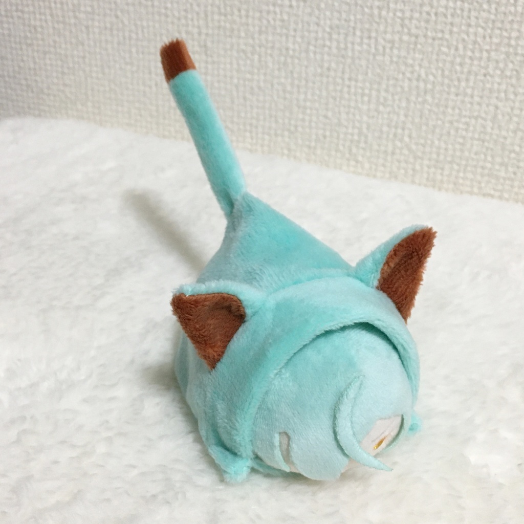 もちマス/もちころりん着ぐるみ ねこ(折れ耳) チョコミント